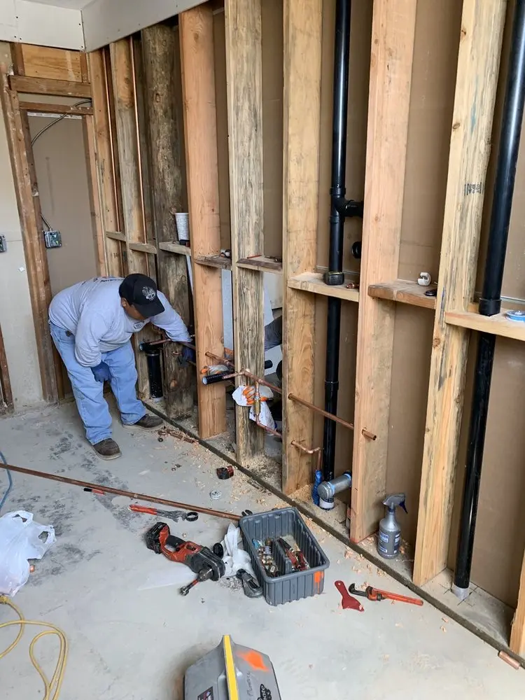 Commercial rough-in plumbing for Water Heater Replacement in Philadelphia